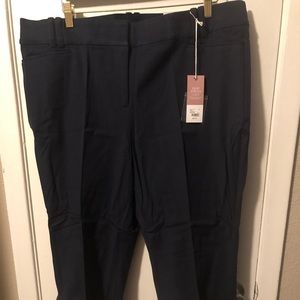 Lane bryant Allie Navy skinny crop
